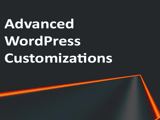 Advanced WordPress Customizations